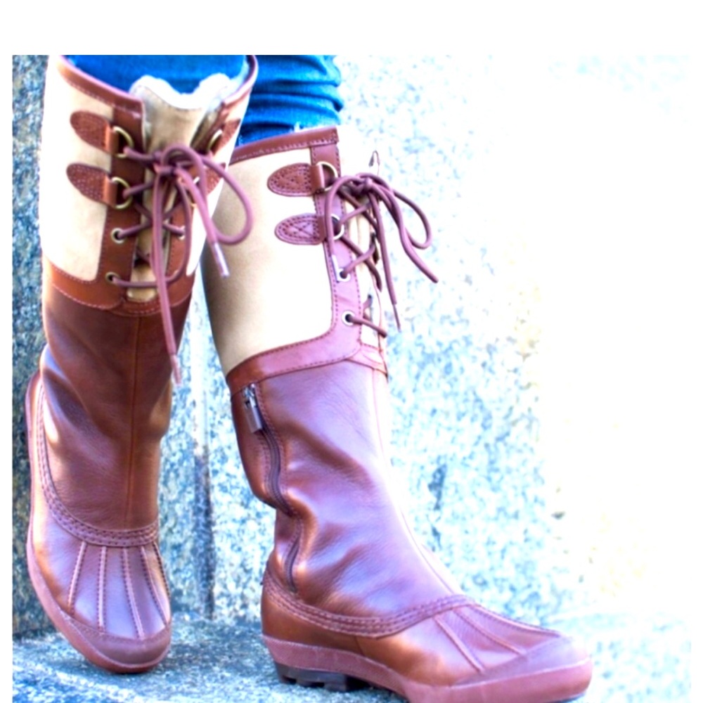THIS ITEM IS SOLD.  UGG 1900 Becloud Tall Waterproof Duck Boots